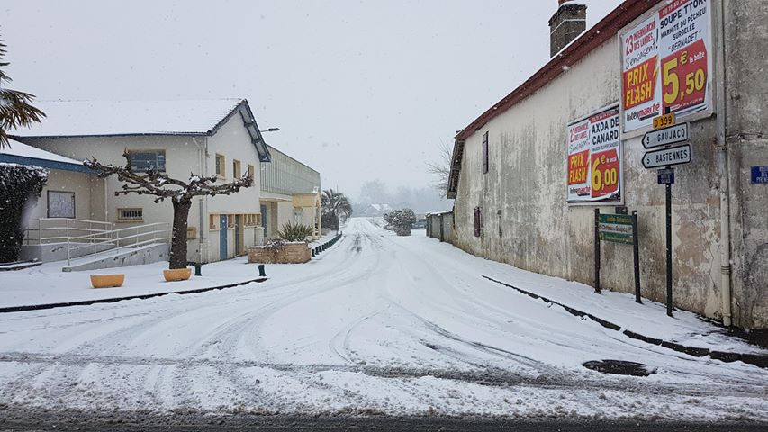 28/02/2018...La neige était au rendez-vous!