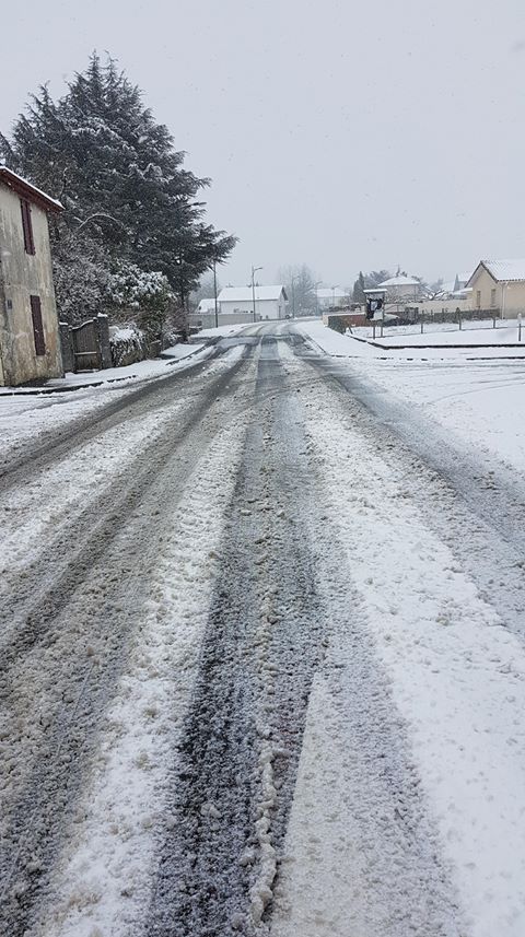 28/02/2018...La neige était au rendez-vous!