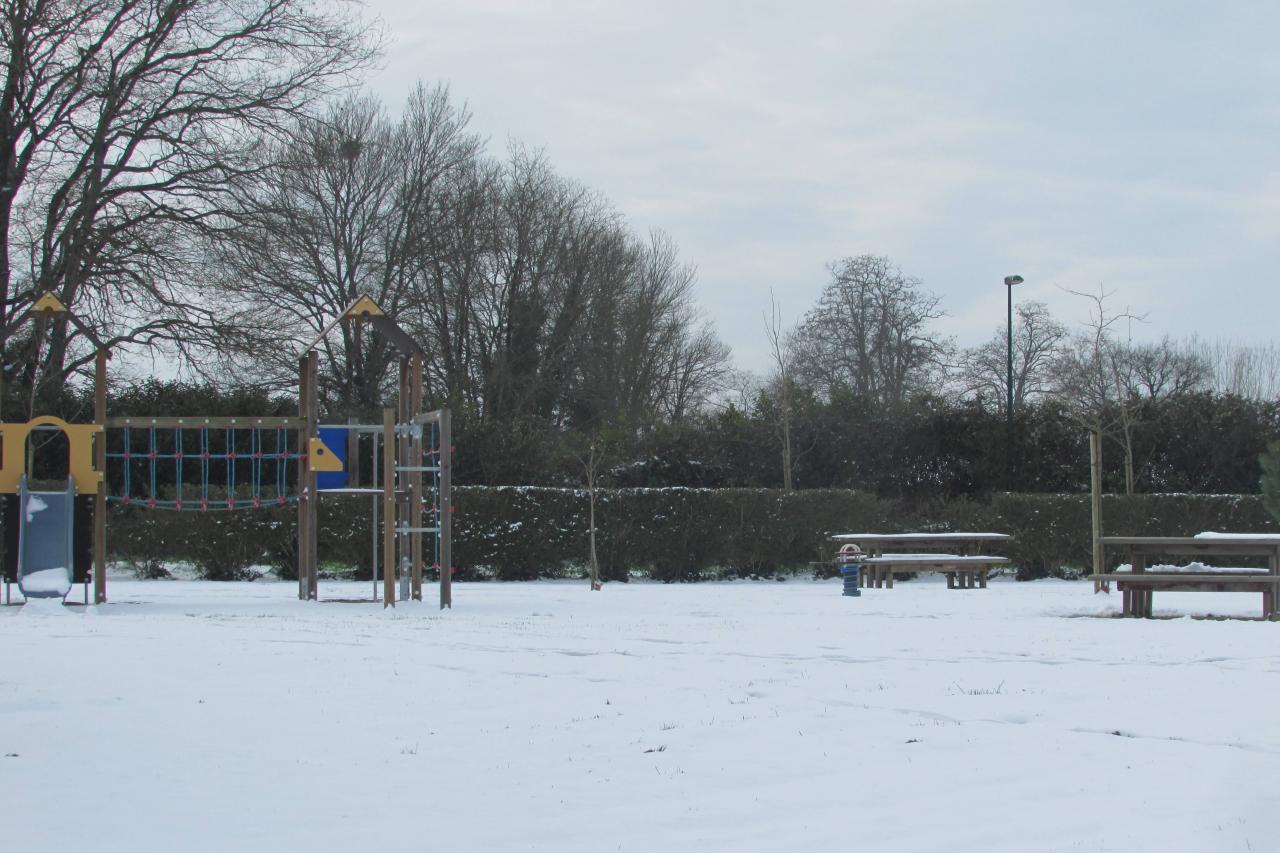 28/02/2018...La neige était au rendez-vous!