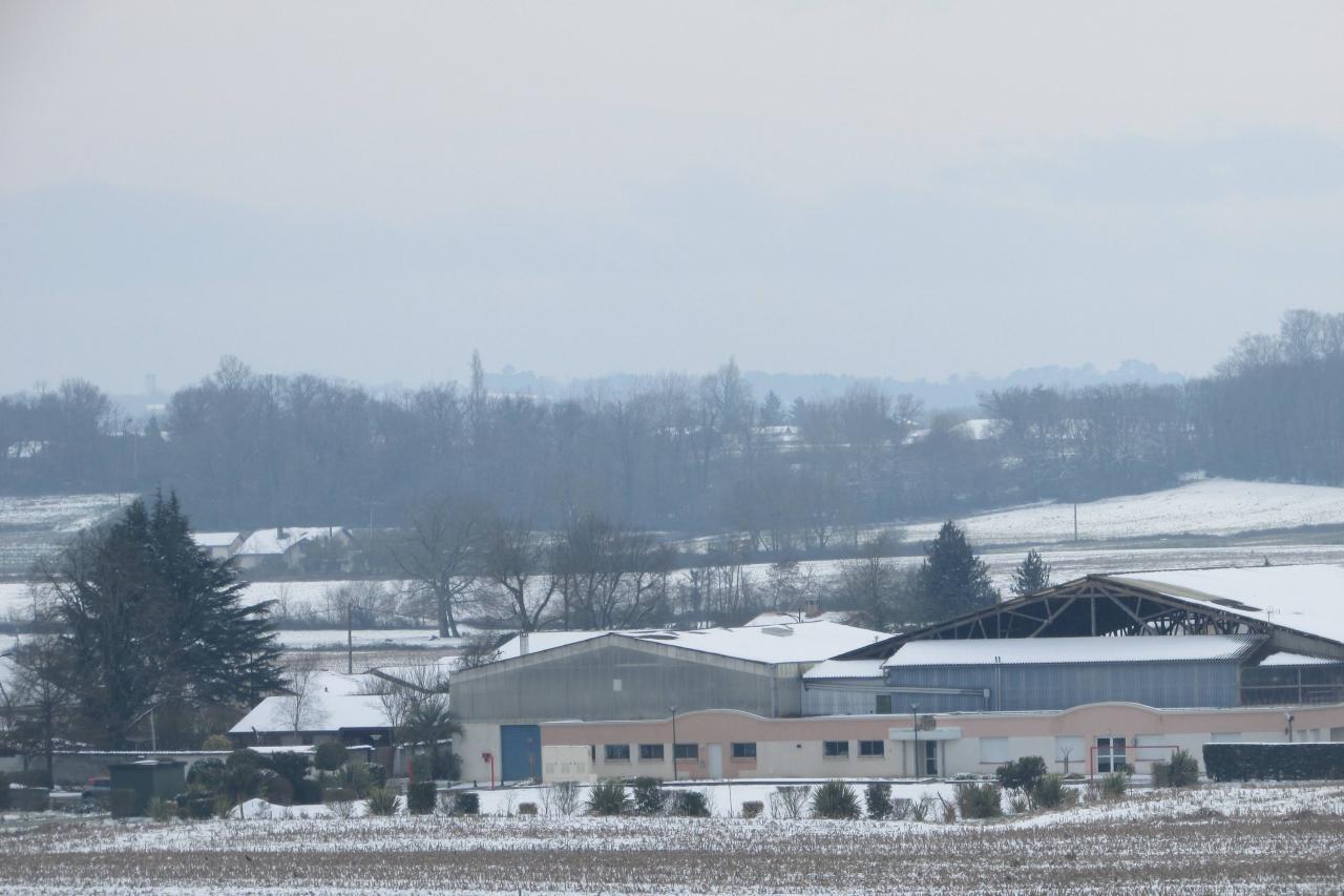 28/02/2018...La neige était au rendez-vous!