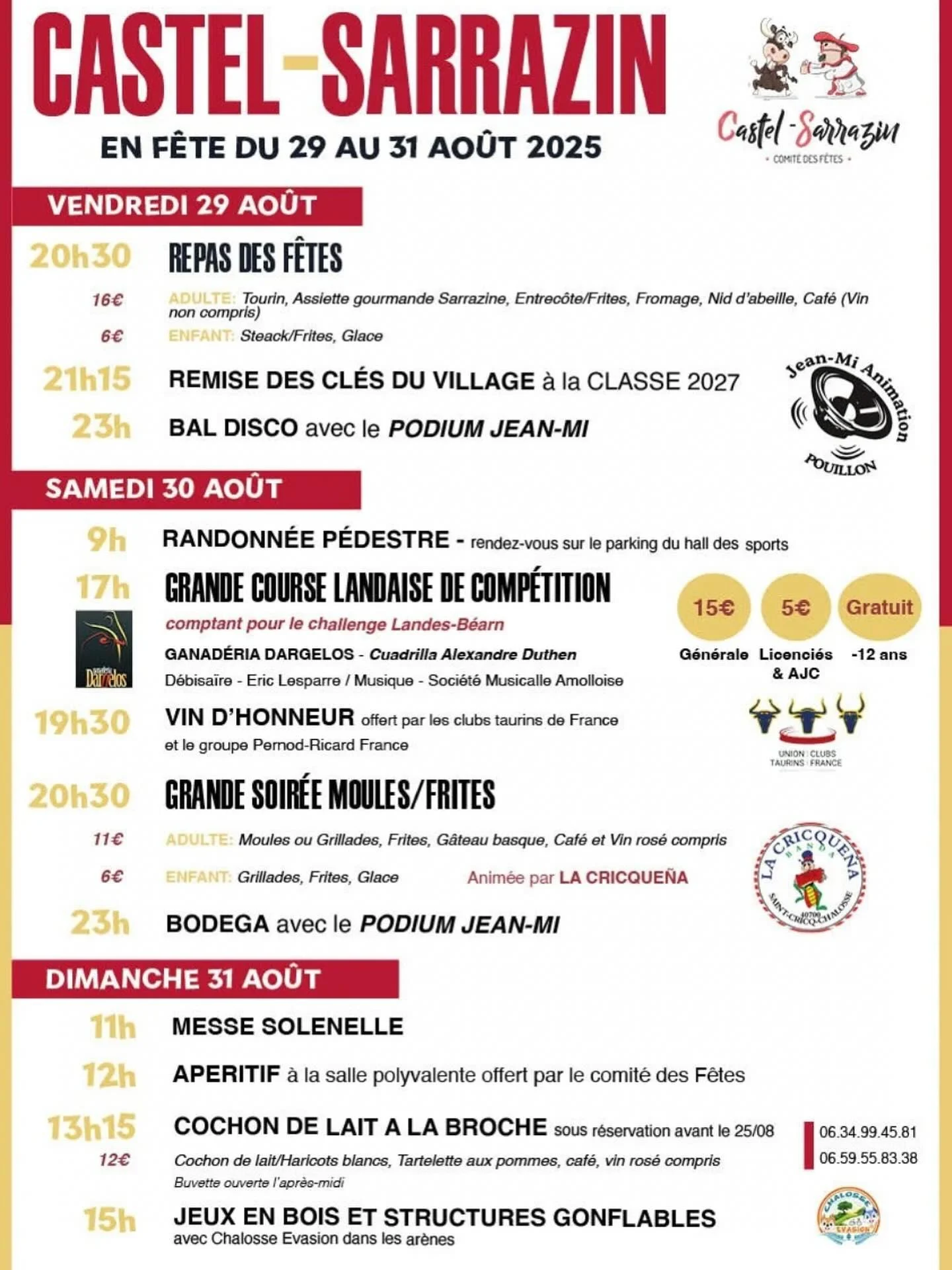 Fêtes de Castel-Sarrazin 2025