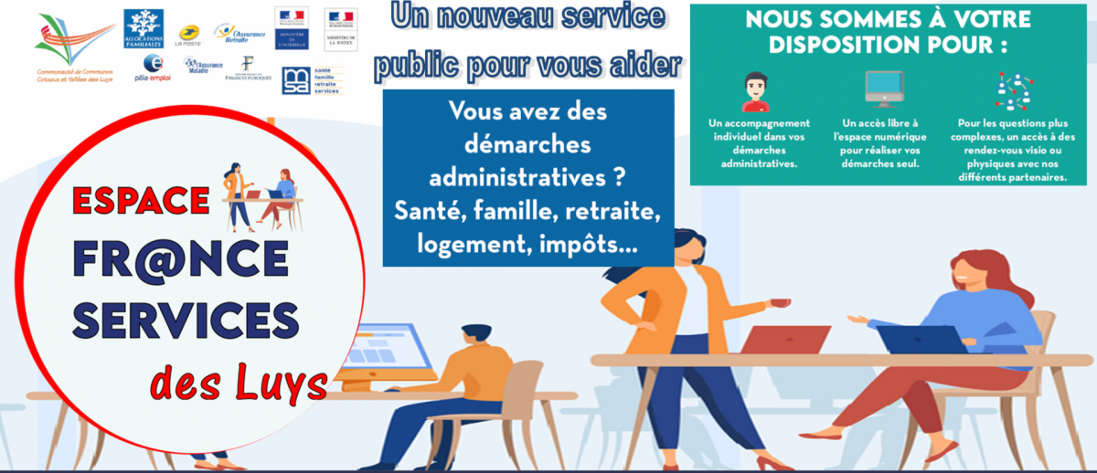 Banniere espace france services des luys