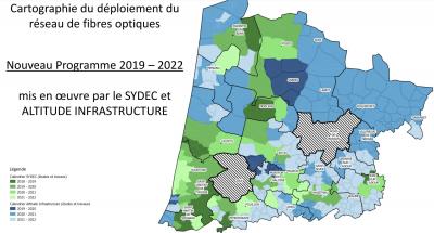 Programme déploiement fibre optique Landes